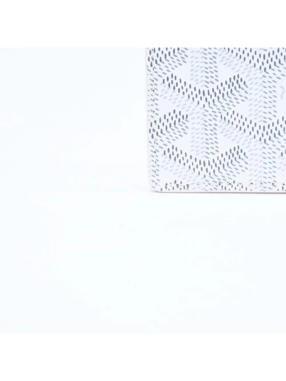 Goyard Saint Sulpice Card Case White Vauzel Calfskin